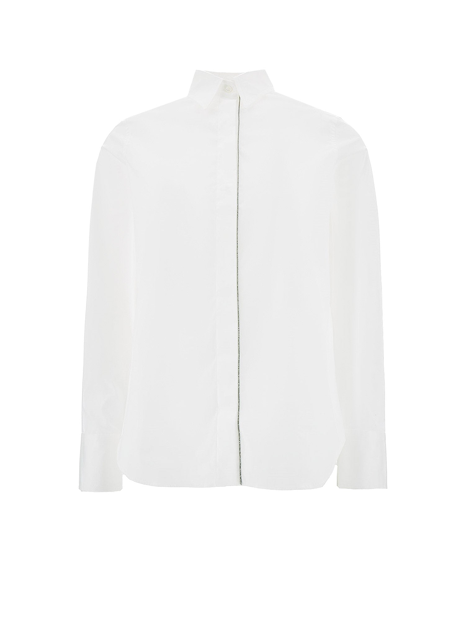 Brunello Cucinelli Shirts White Cotone