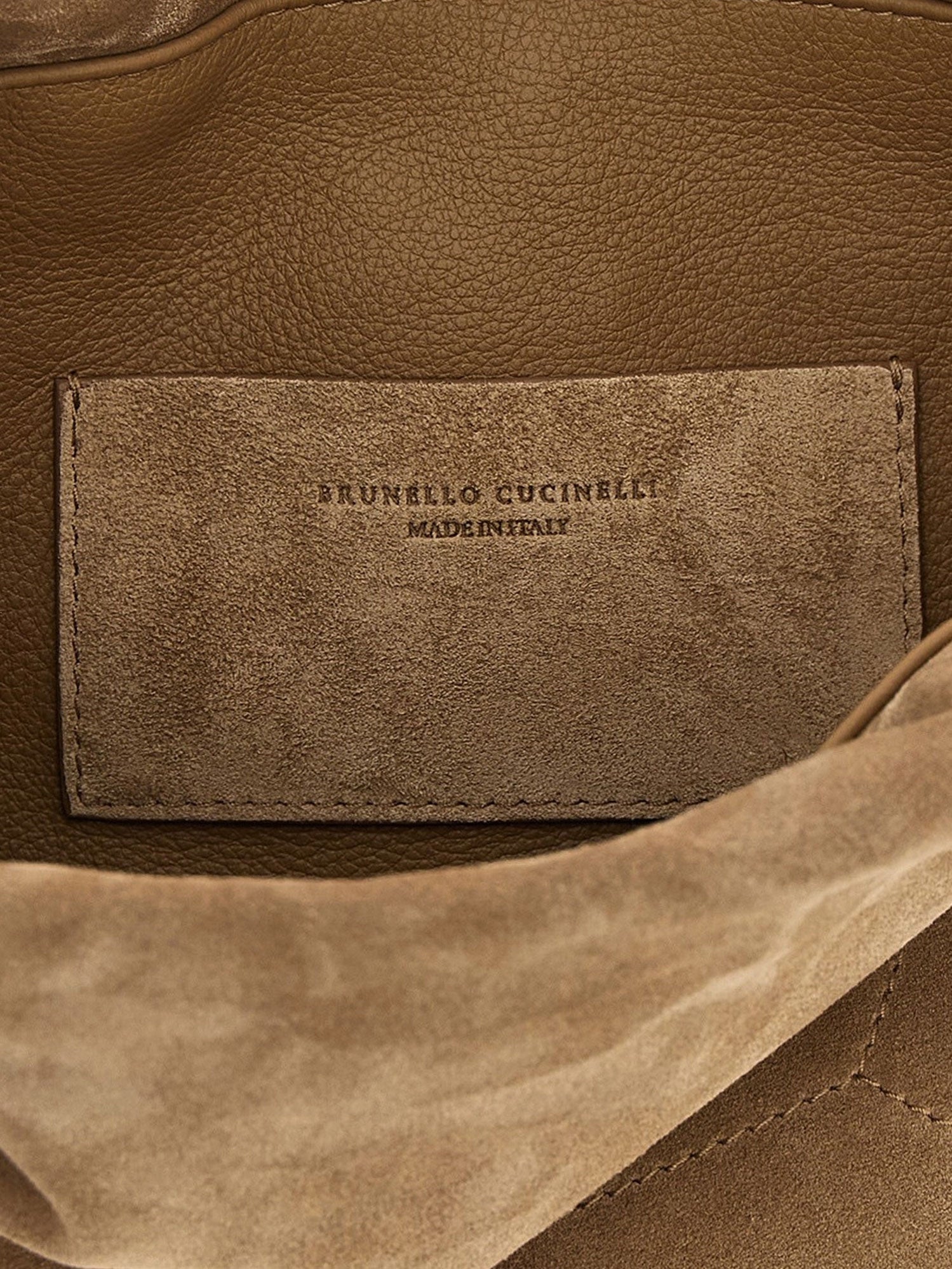 Brunello Cucinelli Bags Beige Suede
