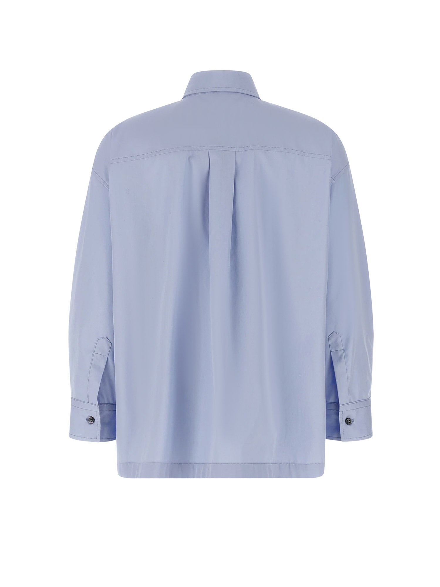 Brunello Cucinelli Shirts Blue Cotone