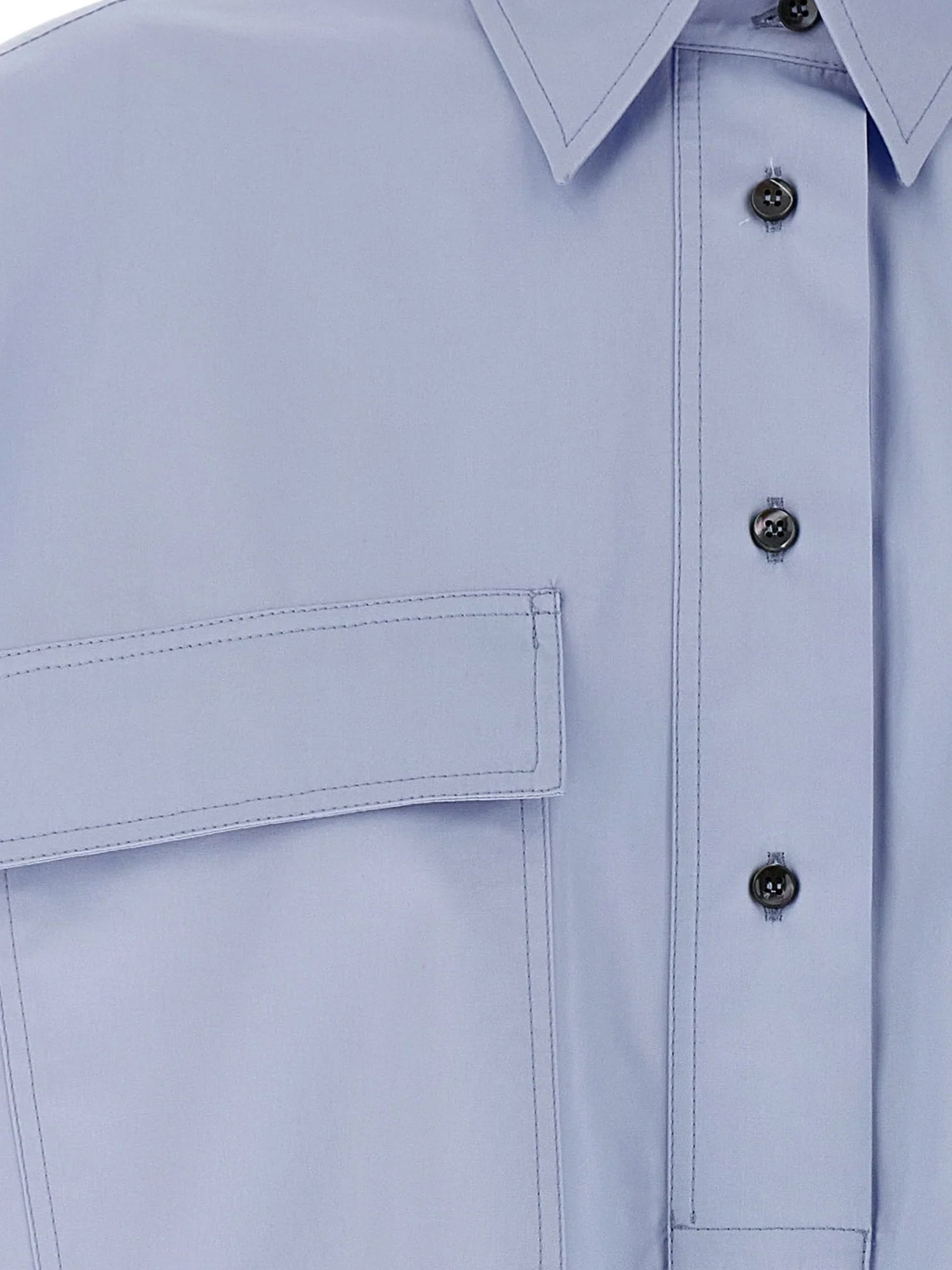 Brunello Cucinelli Shirts Blue Cotone