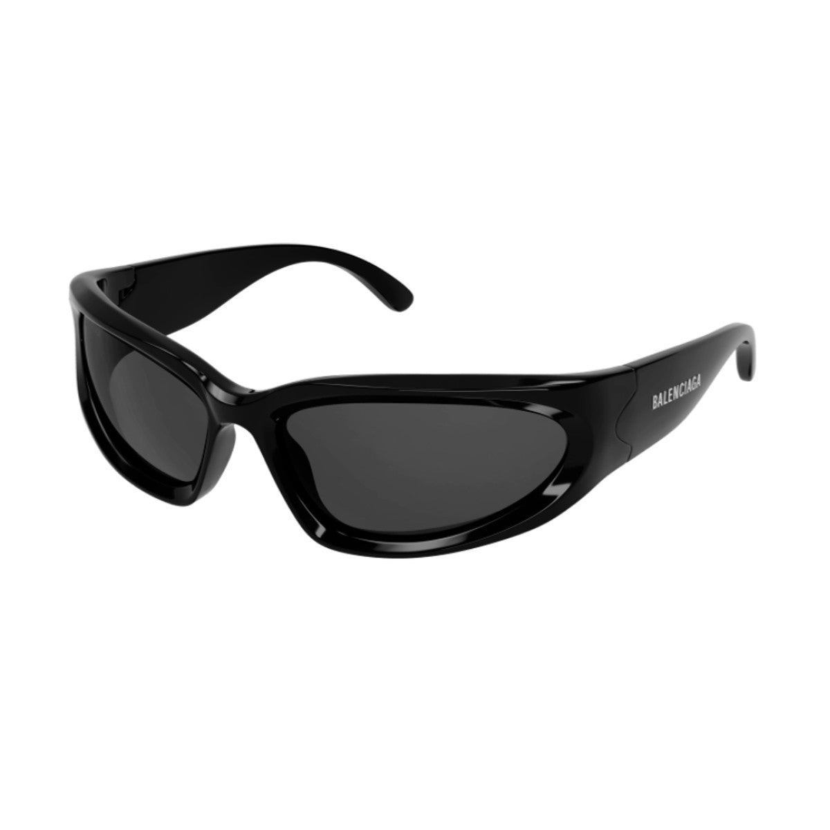Balenciaga Swift Oval Bb0157s Black Celluloide Sunglasses
