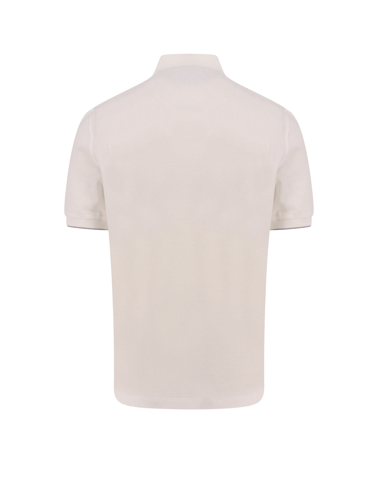 Brunello Cucinelli T-Shirts And Polos Bianco Grigio Cotone