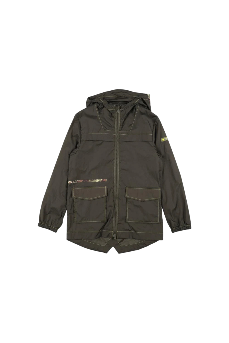 Herno 100% PA (Polyamide/Nylon) jacket in green