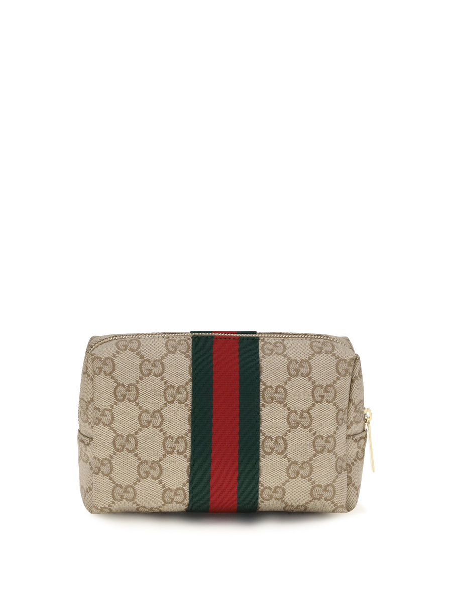 Gucci 45% cotton clutch in beige