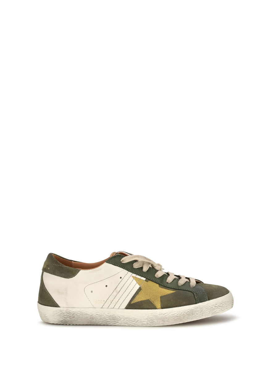 Super Star Sneakers Olive Green/cream/ocher
