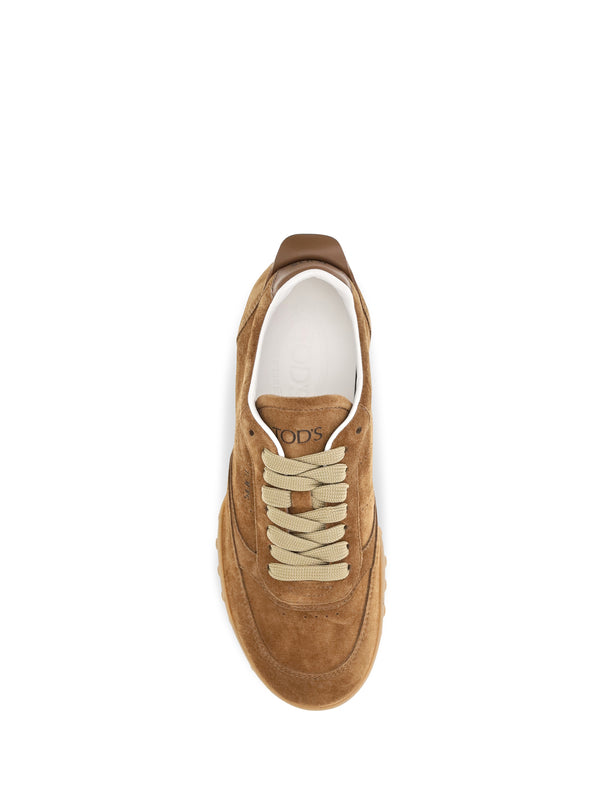 Sneakers Suede Light Brown Upper: Trainers