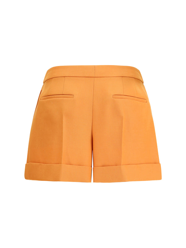 Grain De Poudre Wool Shorts Rhum-26 Fleece