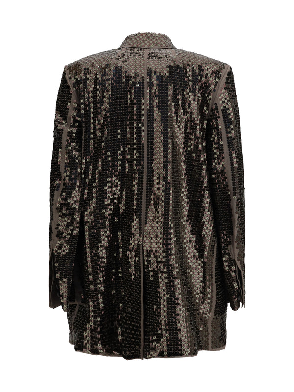 Single-Breasted Jacket Concordian Dust-Bronze Dust/bronze Cotton