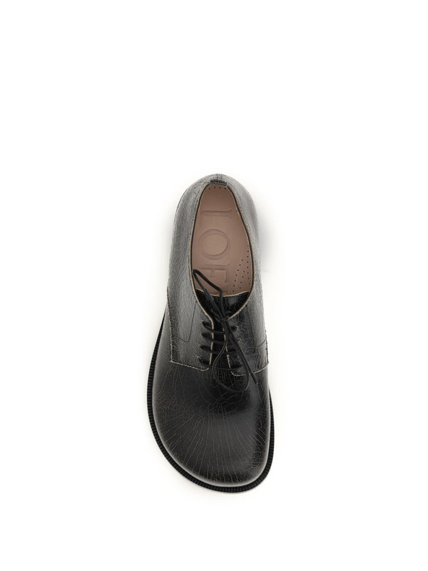 Derby Lace-Ups Campo Black-Cream Black/cream Calf Leather Lace-up Shoes