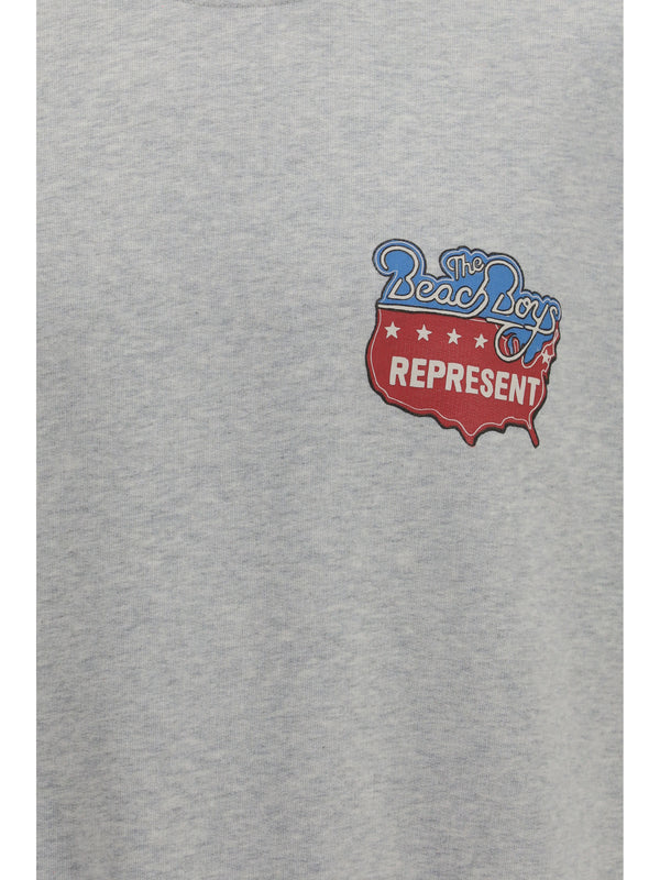 Sweatshirt Beach Boys Americas Band Ice Grey Marl Cotton Sweatshirts