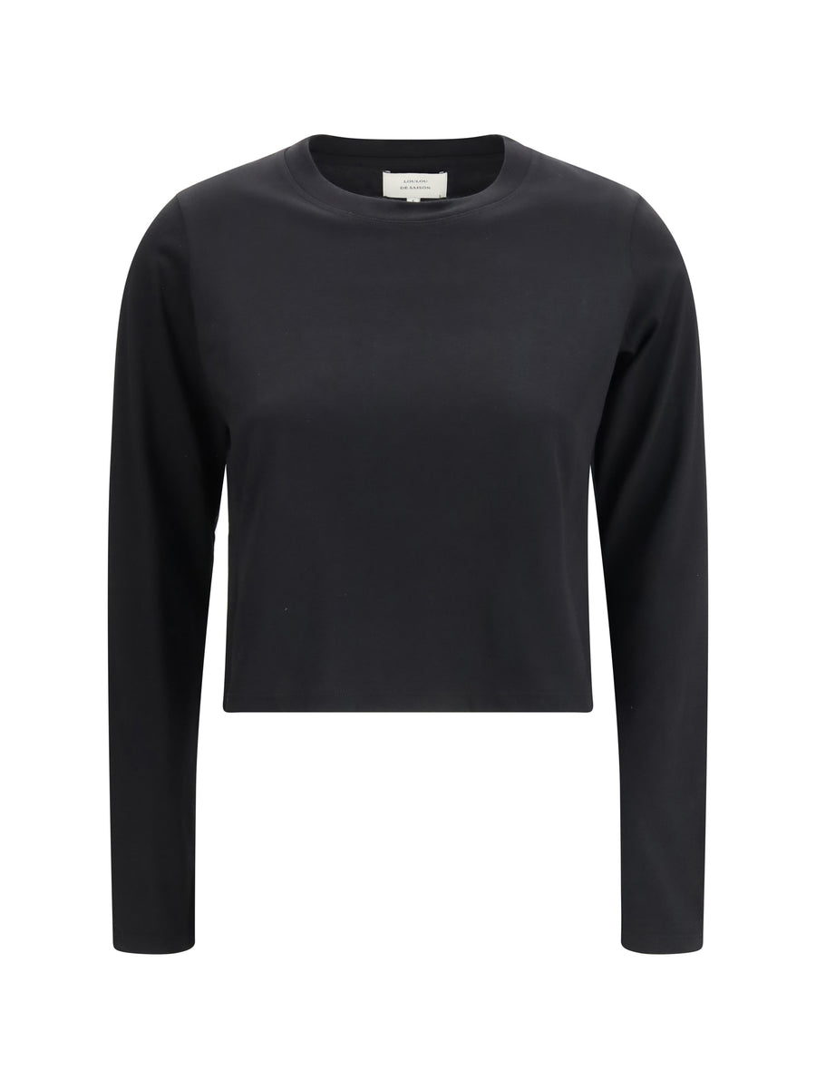 Loulou De Saison 100% Cotton t-shirt in black