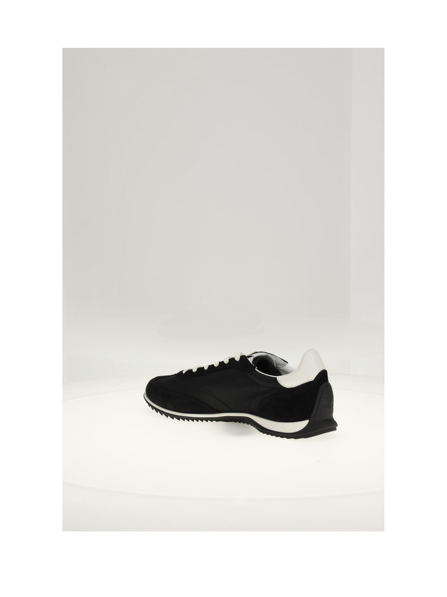 Low Lace-Up Sneaker Triomph Black-White Black/white Upper Polyester Trainers