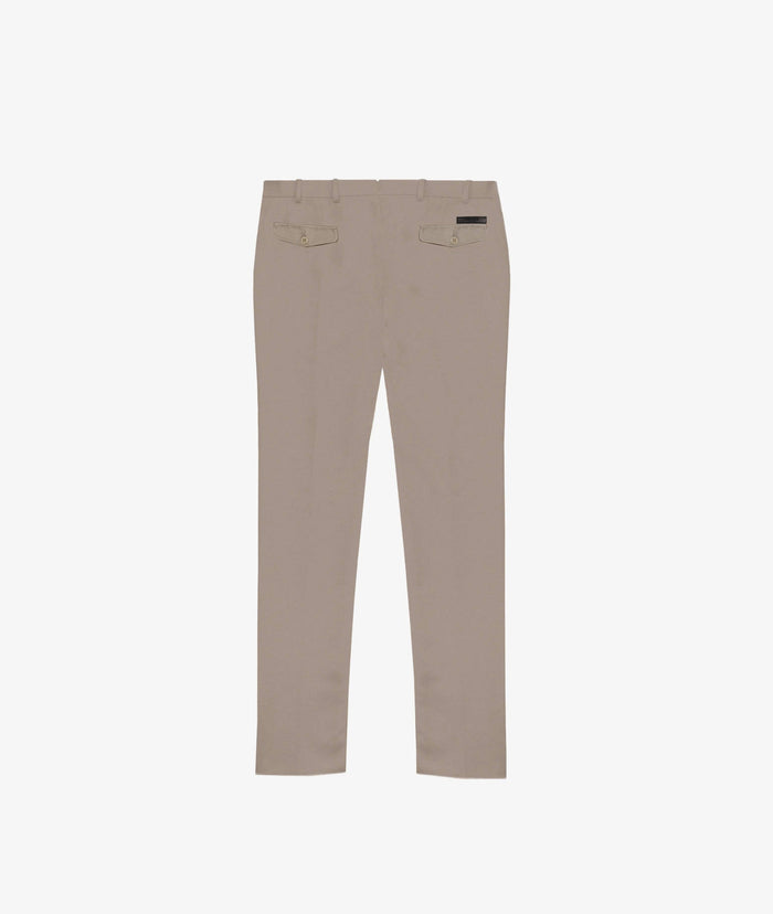 Cotton Trousers New York Beige Sportswear