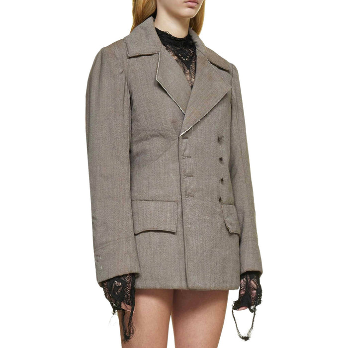 Wool Blazer Brown