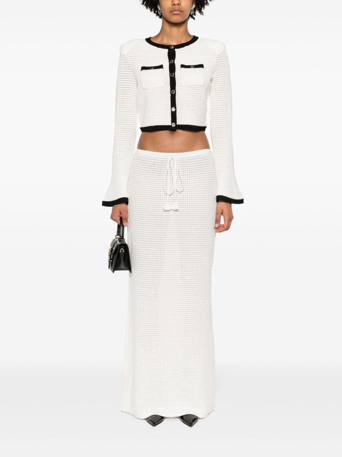 Self-portrait Sweaters White Polyester