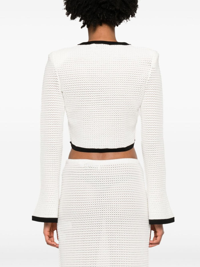 Self-portrait Sweaters White Polyester