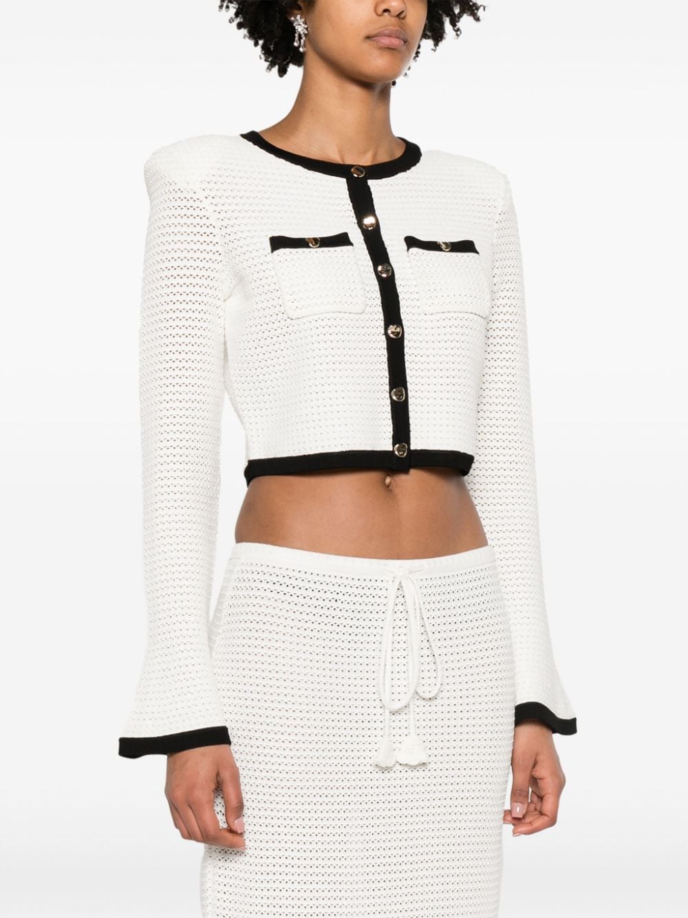 Self-portrait Sweaters White Polyester