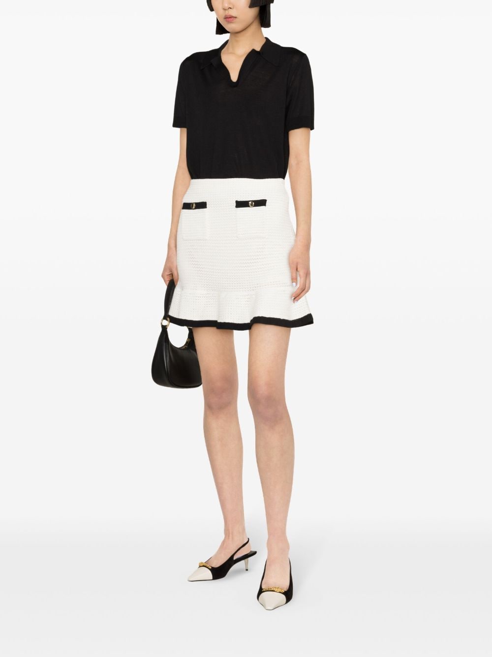 Self-portrait Skirts White Polyester