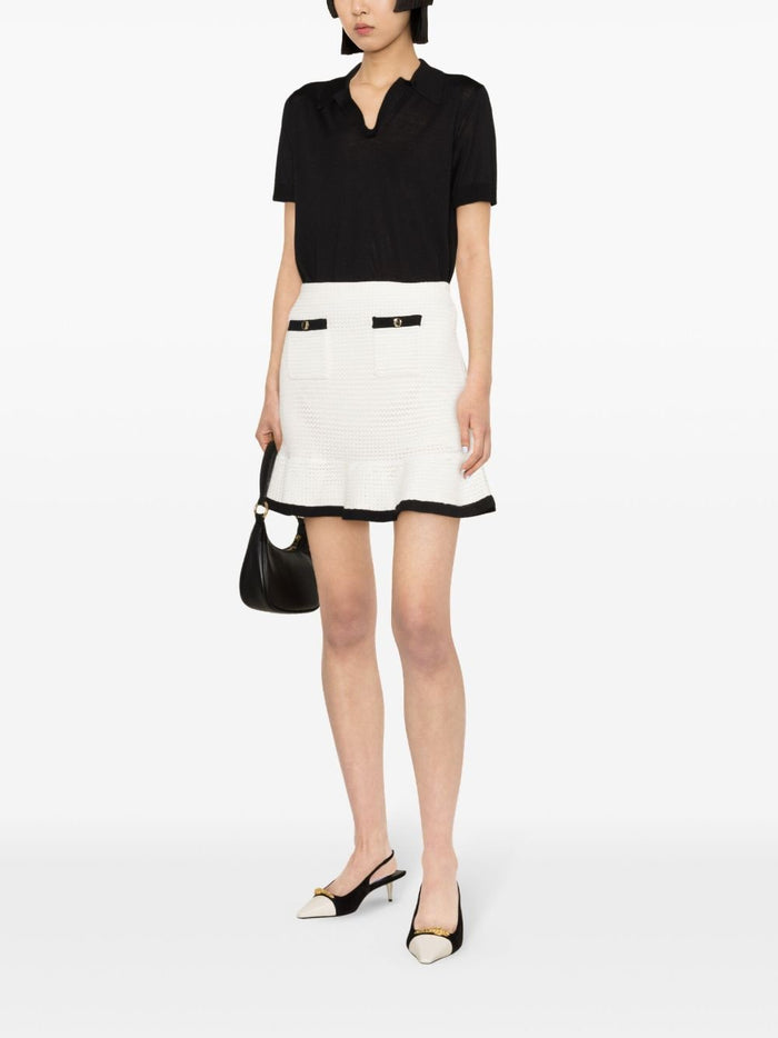 Self-portrait Skirts White Polyester