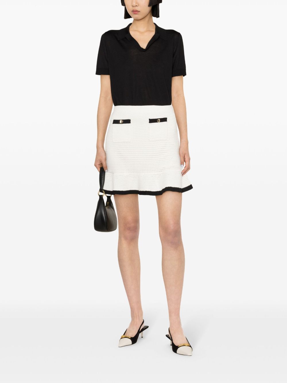 Self-portrait Skirts White Polyester
