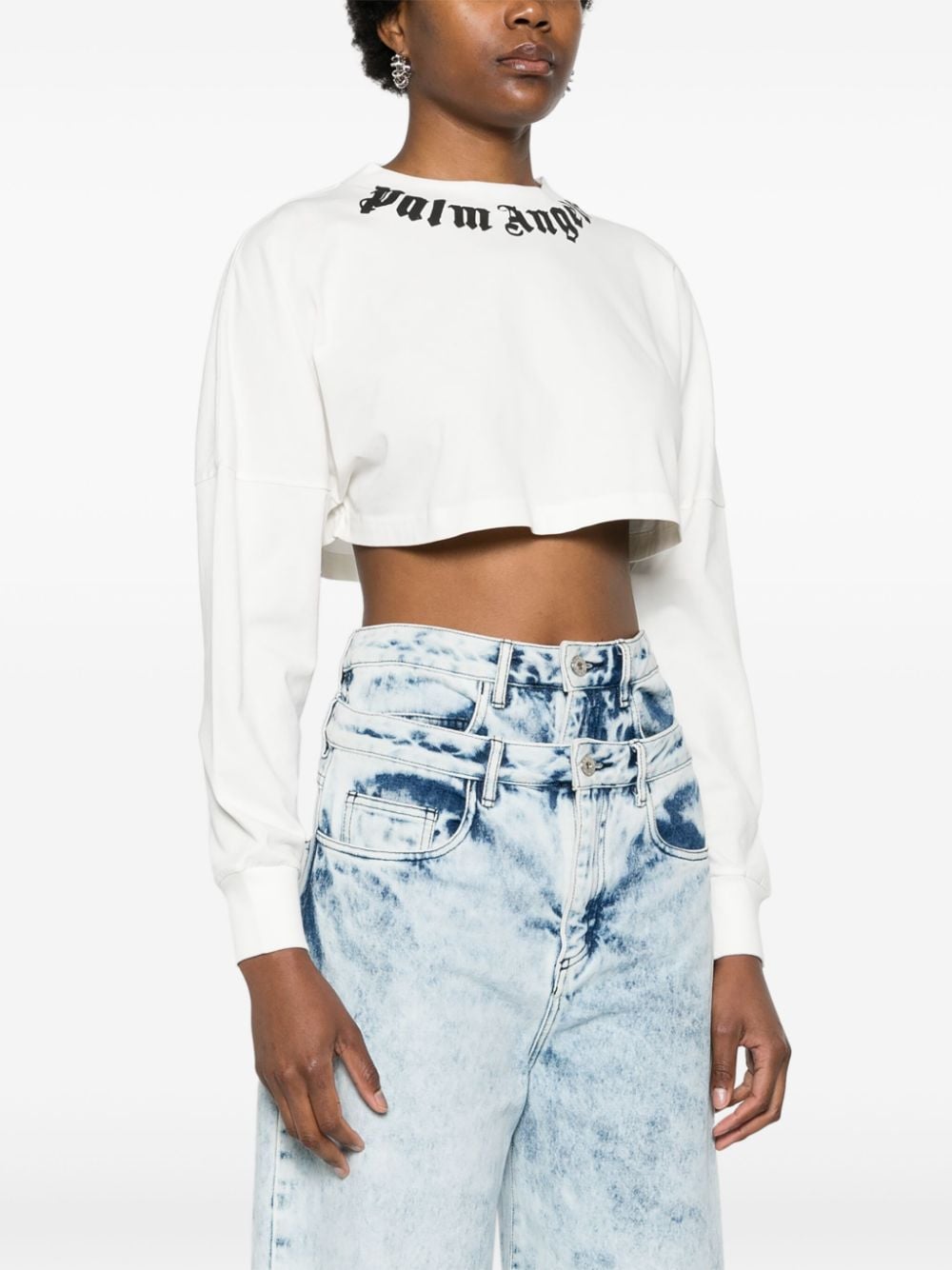Palm Angels T-Shirts And Polos White Cotton