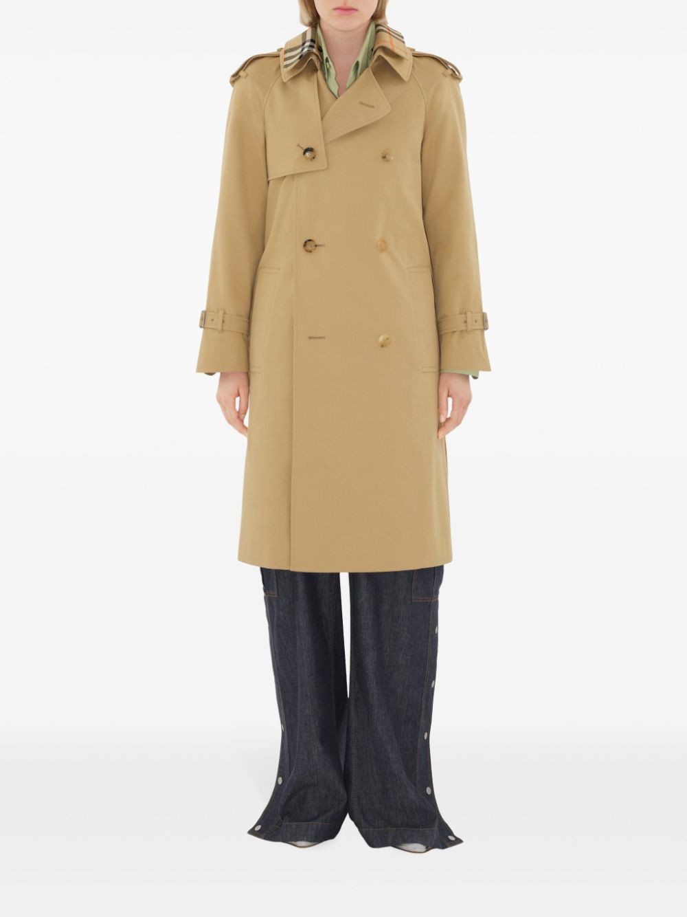 Burberry Coats Beige Lining: Cotton