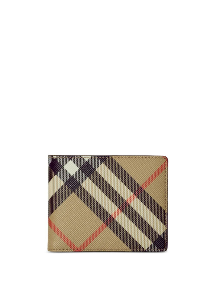 Burberry Wallets Beige Outer: Polyurethane