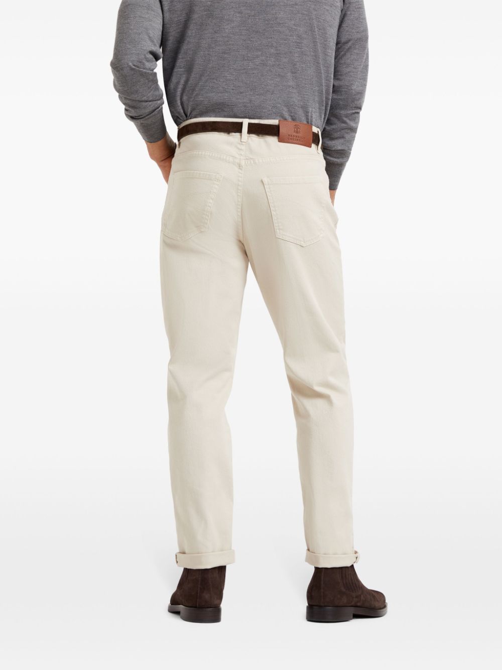 Brunello Cucinelli Jeans Beige Cotton