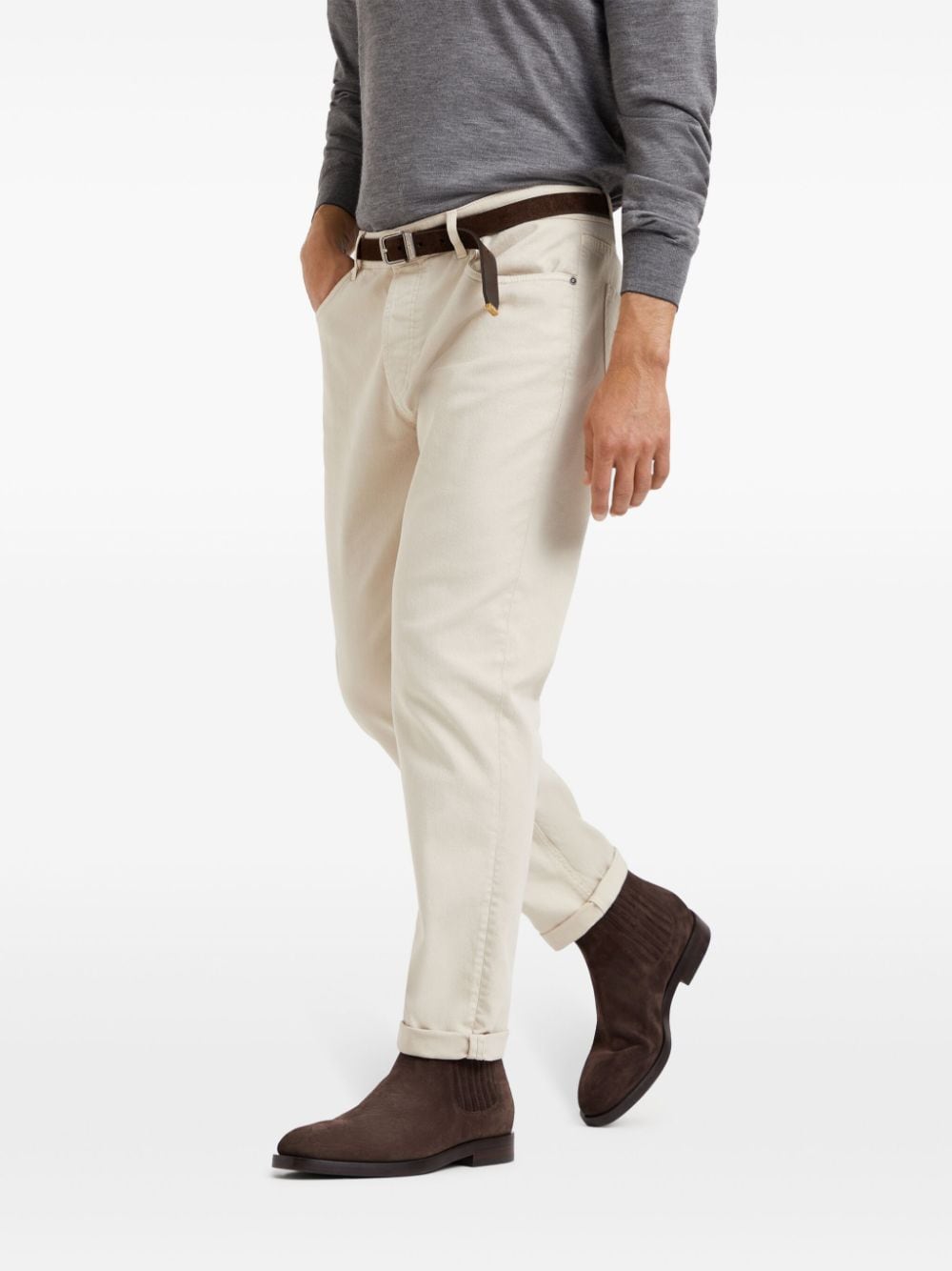 Brunello Cucinelli Jeans Beige Cotton