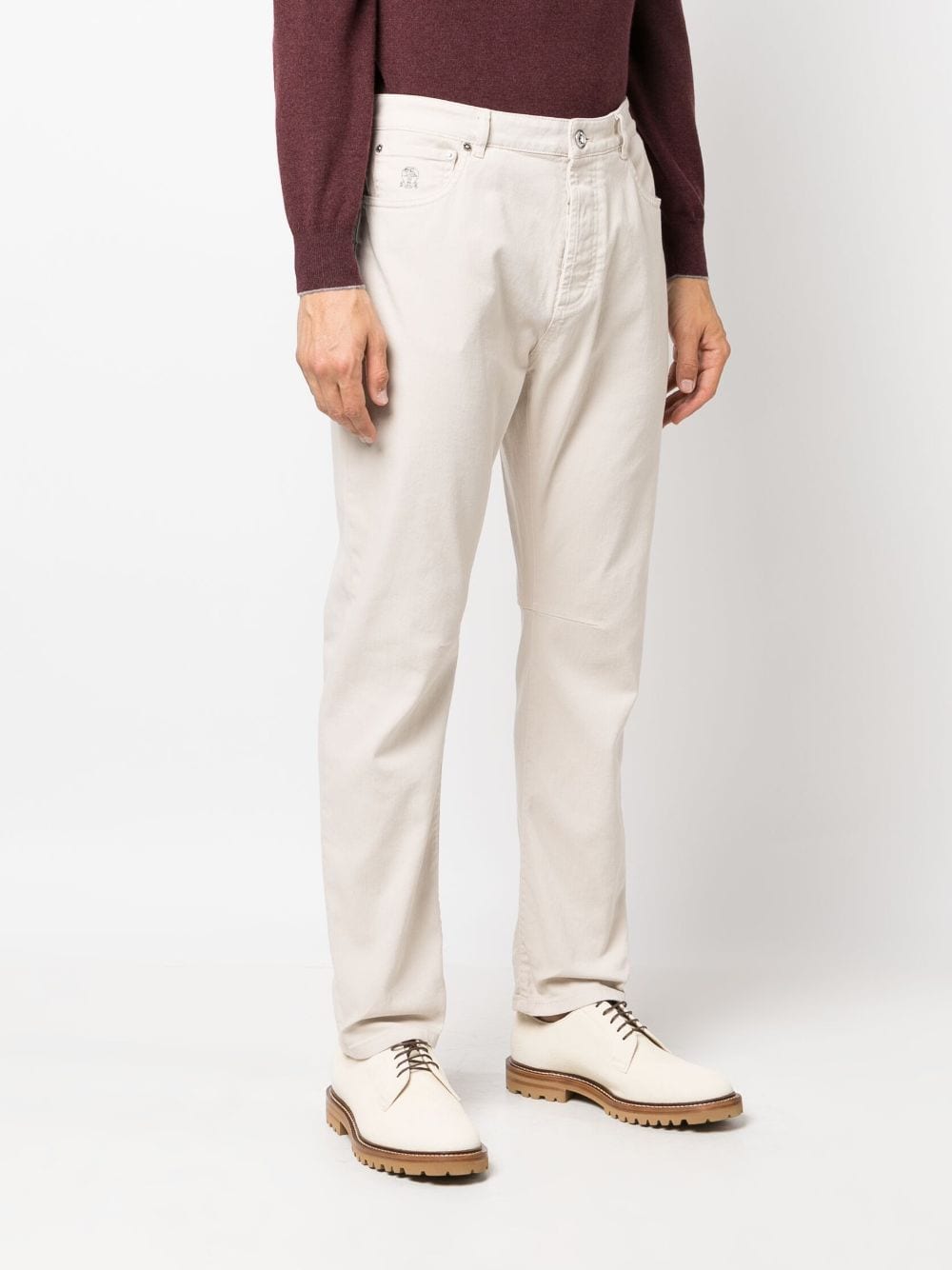 Brunello Cucinelli Jeans Beige Outer: Cotton