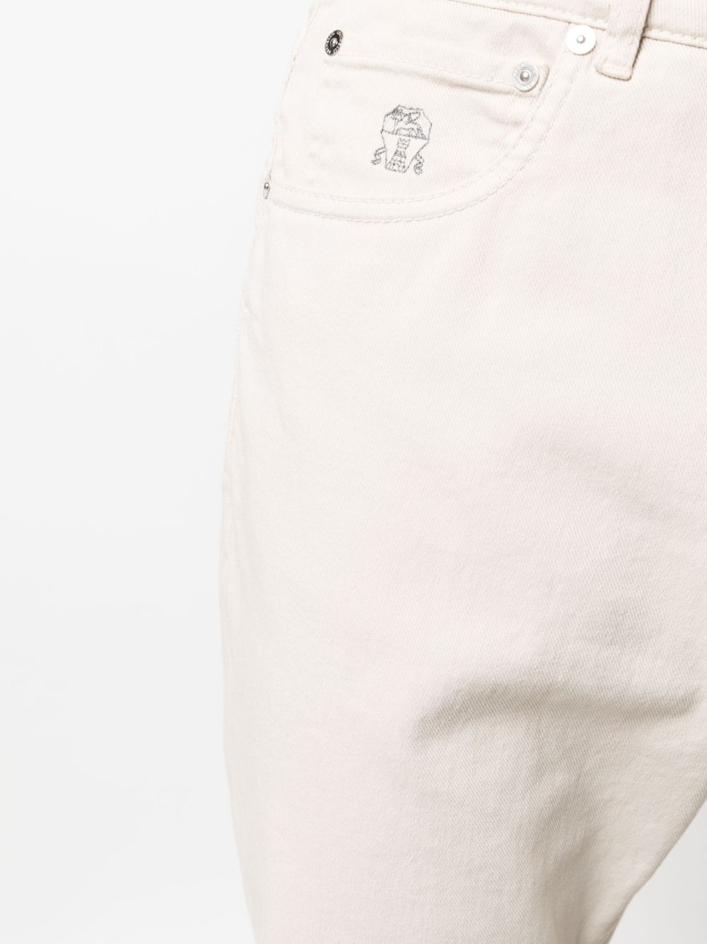 Brunello Cucinelli Jeans Beige Outer: Cotton