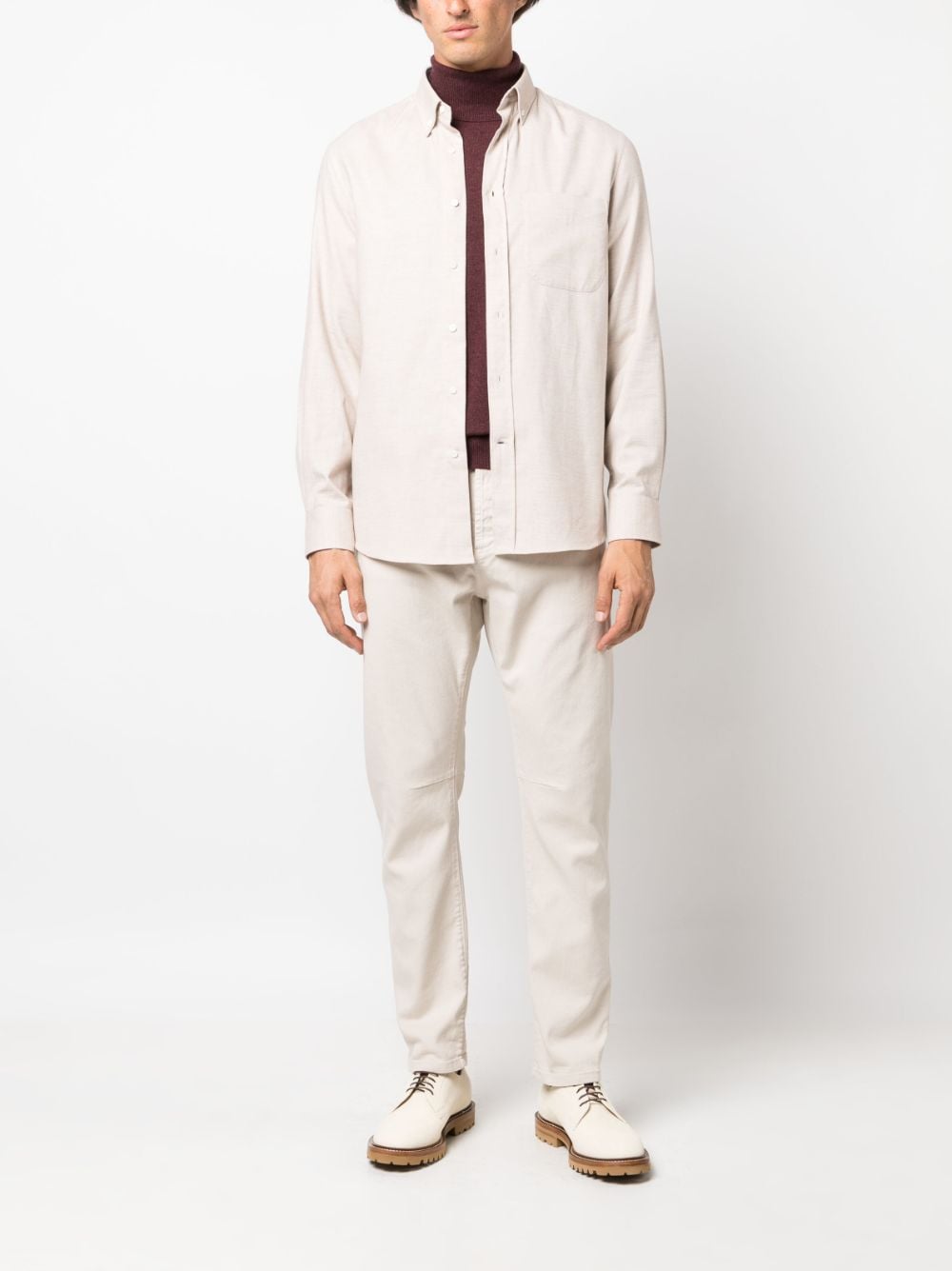 Brunello Cucinelli Jeans Beige Outer: Cotton