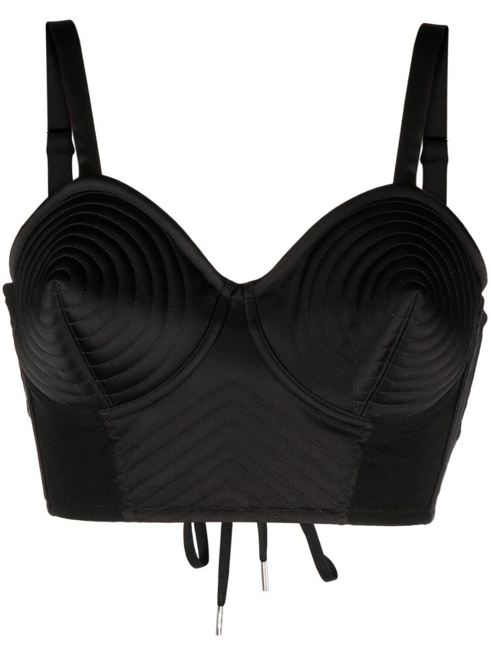 JEAN PAUL GAULTIER Top Black Polyester