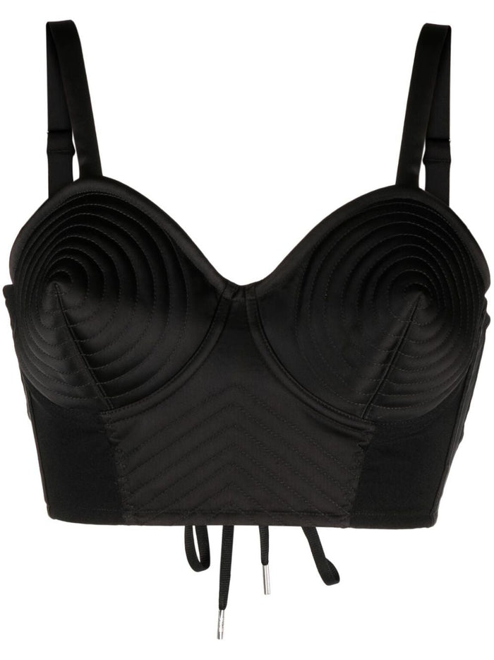 JEAN PAUL GAULTIER Top Black Polyester