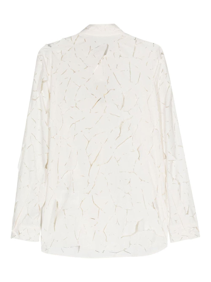 POST ARCHIVE FACTION Shirts White Nylon Polyurethane