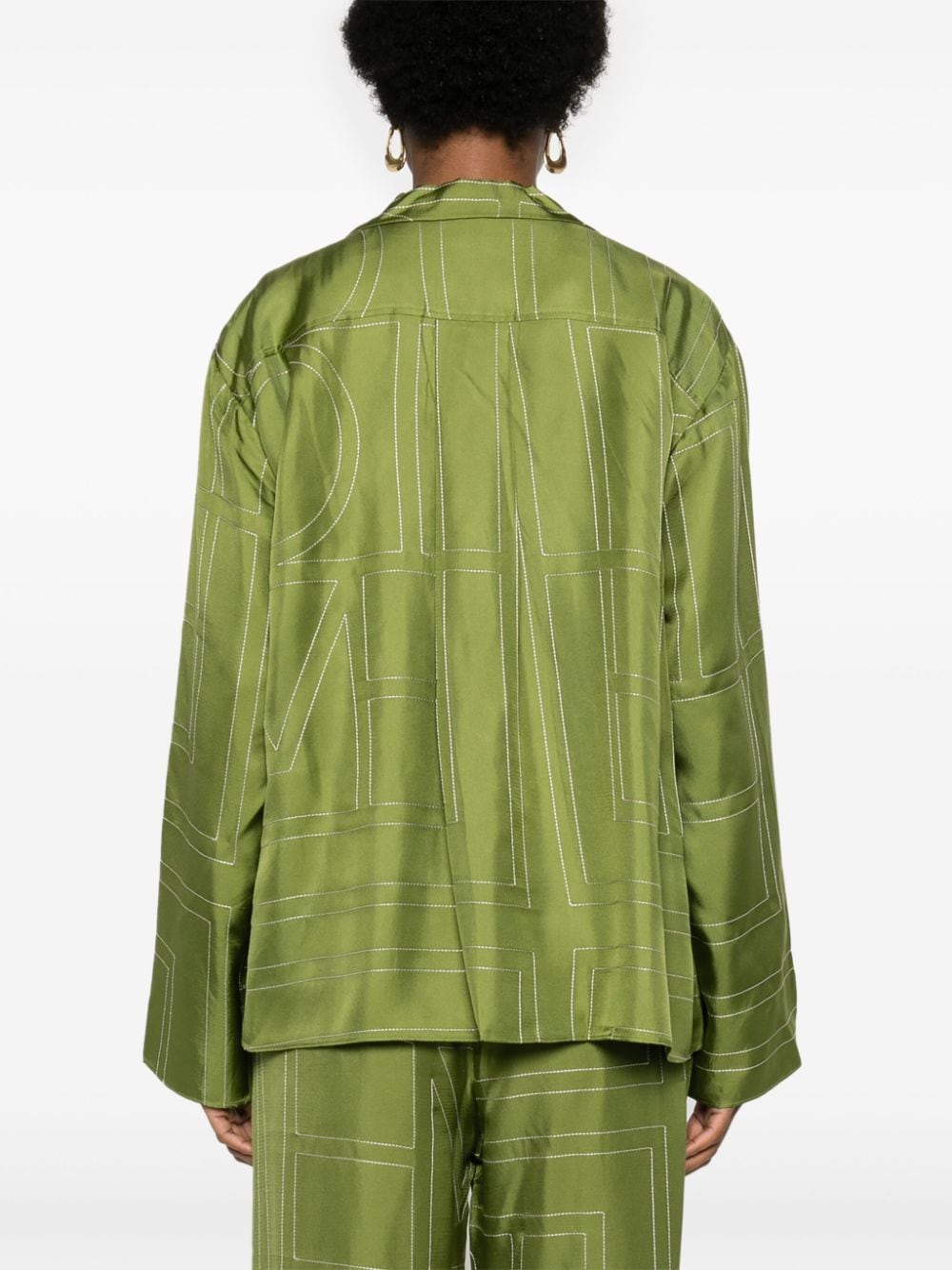 Toteme Pre Shirts Green Cotton