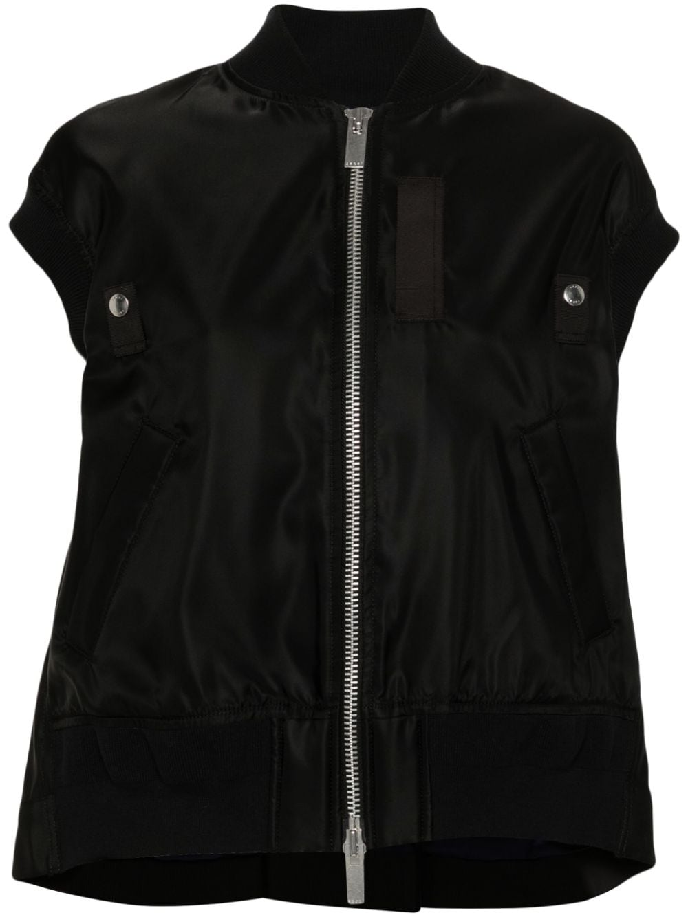 Sacai Sweaters Black Nylon