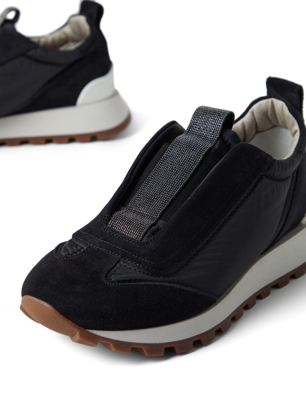Brunello Cucinelli Sneakers Nero Sole: Rubber