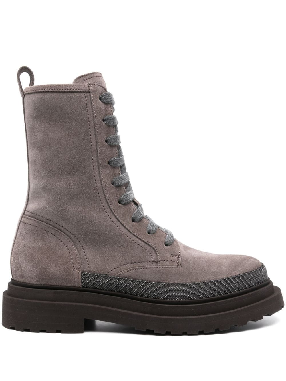 Brunello Cucinelli Boots Grigio Lining: Calf Leather