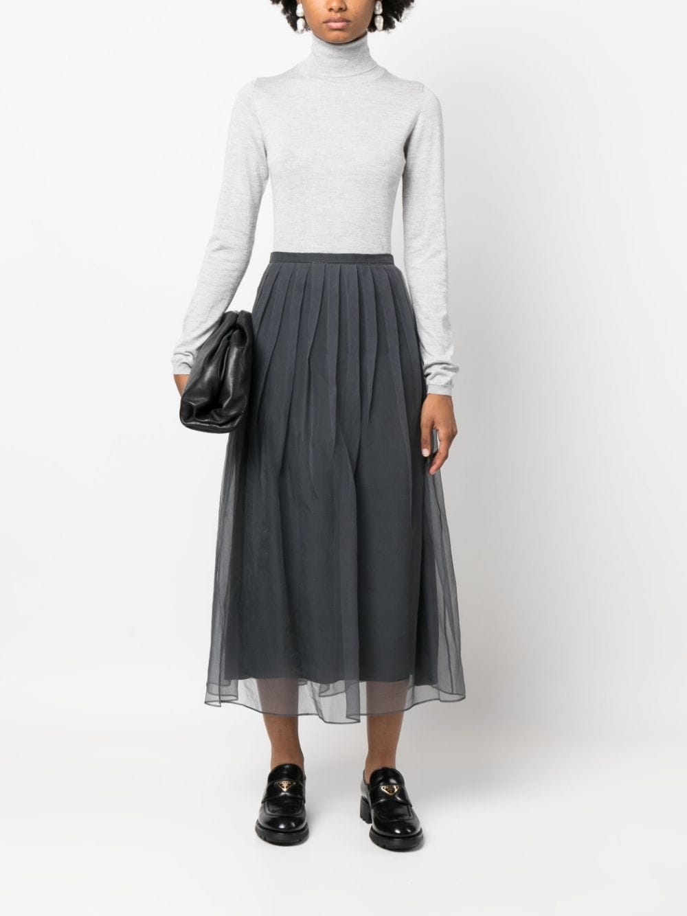 Brunello Cucinelli Skirts Grigio Brass