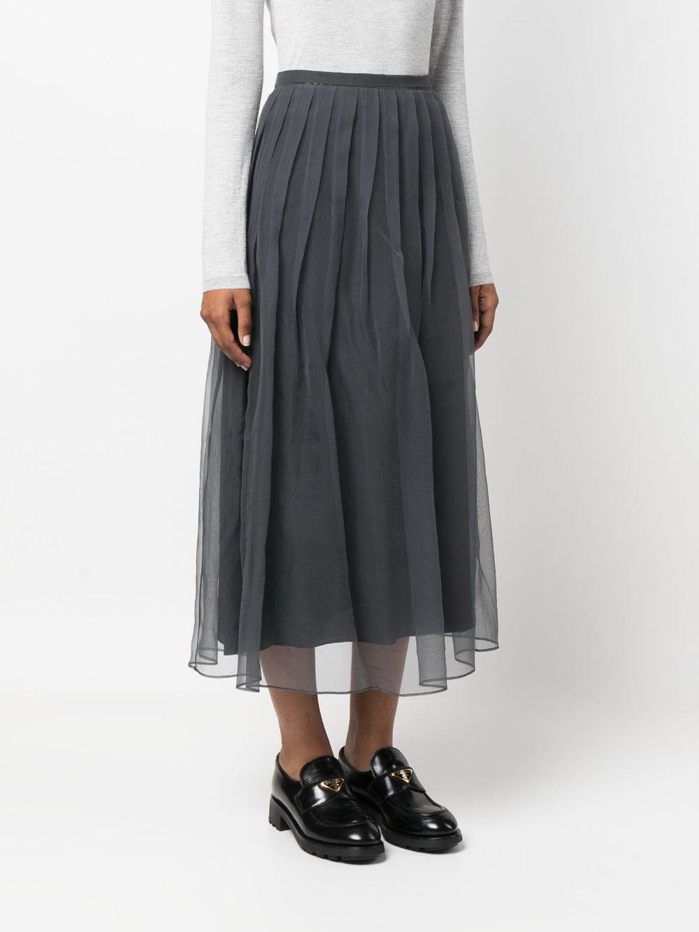 Brunello Cucinelli Skirts Grigio Brass