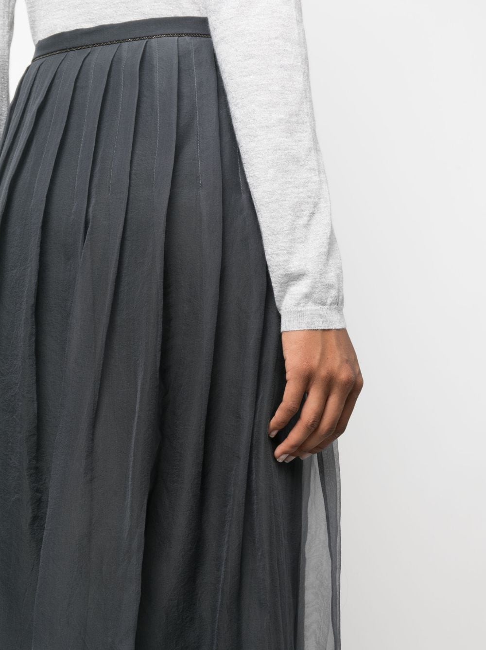 Brunello Cucinelli Skirts Grigio Brass
