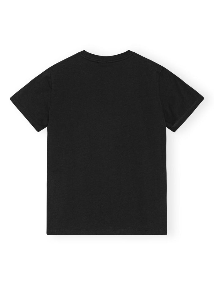 Ganni T-Shirts And Polos Black Cotton