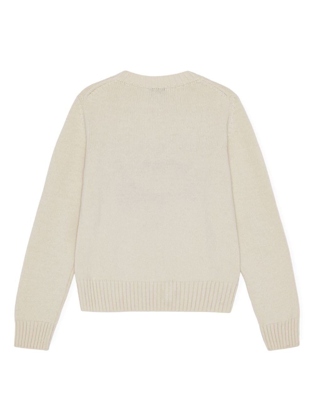 Ganni Sweaters White Fabric