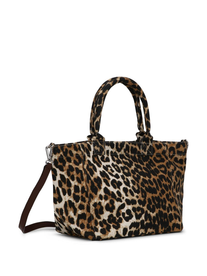Ganni Bags Brown Fabric