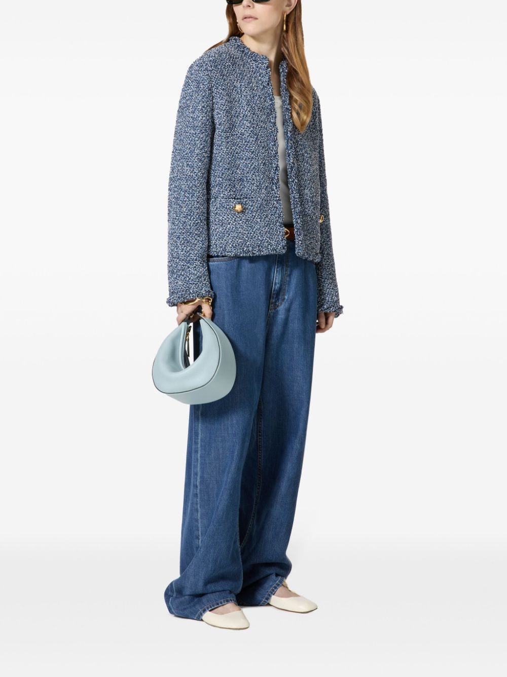 Valentino Jackets Clear Blue Outer: Fabric Lining: Cupro