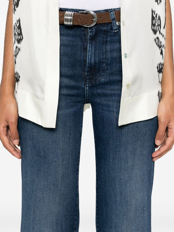 Seven Jeans Blue Cotton Elastane