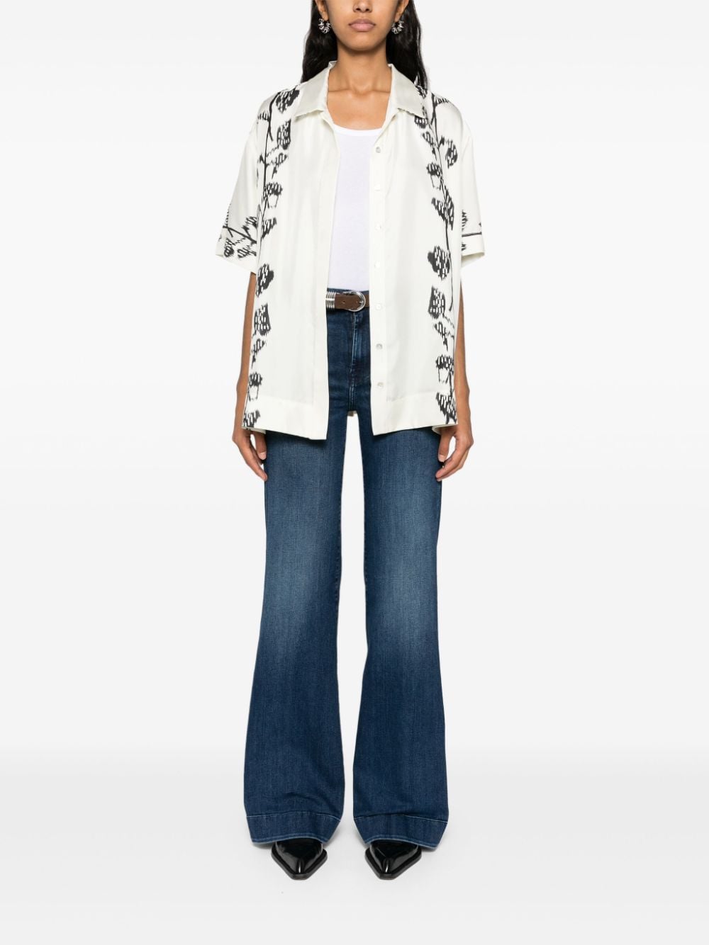 Seven Jeans Blue Cotton Elastane