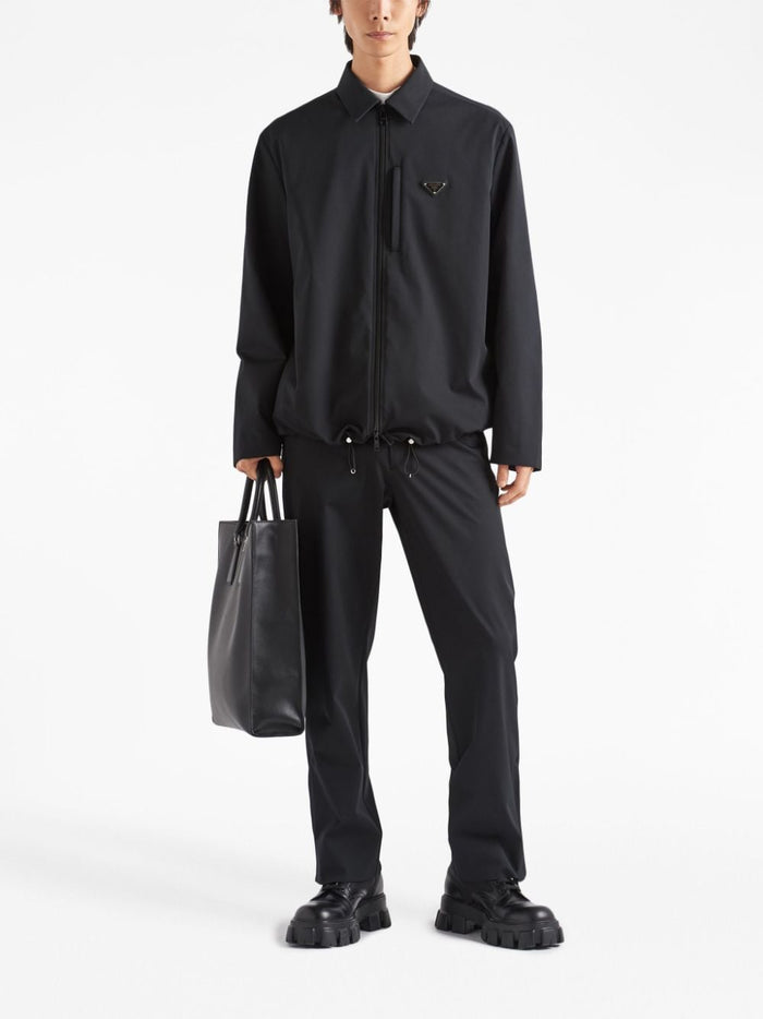 Prada Trousers Black Nylon