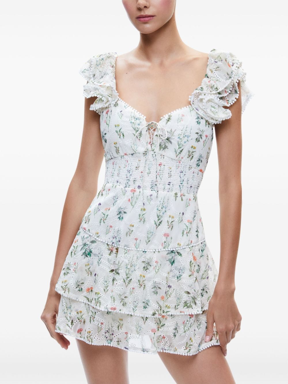 Alice + Olivia Dresses White Polyestert